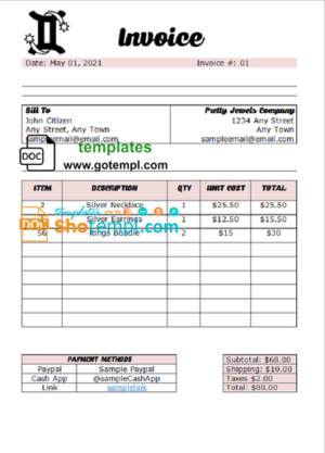 editable template, # original tech universal multipurpose good-looking invoice template in Word and PDF format, fully editable