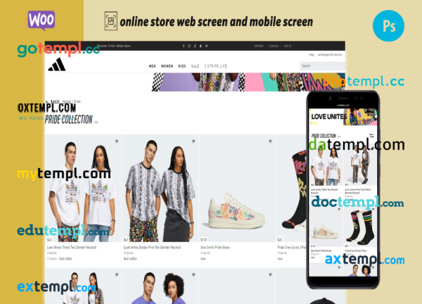 editable template, designed sportwear fully ready online store WooCommerce hosted and products uploaded 30