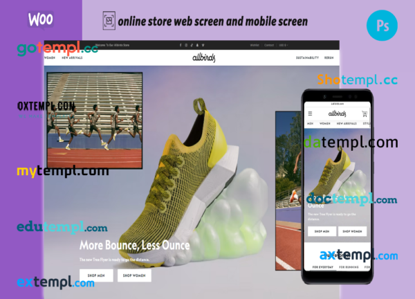 editable template, aestethic shoes fully ready online store WooCommerce hosted and products uploaded 30