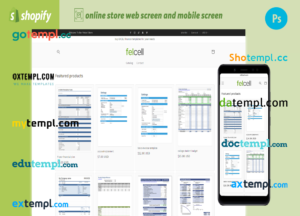 editable template, financial templates fully ready online store Shopify hosted and products uploaded 30