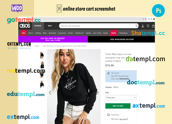 editable template, branded clothing completely ready online store WooCommerce hosted and products uploaded 30