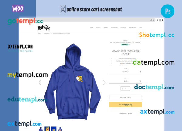 editable template, children’s clothing fully ready online store WooCommerce hosted and products uploaded 30