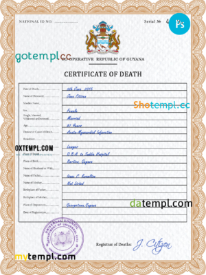 editable template, # coat push death universal certificate PSD template, completely editable