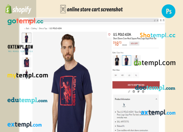 editable template, brands retailer completely ready online store Shopify hosted and products uploaded 30
