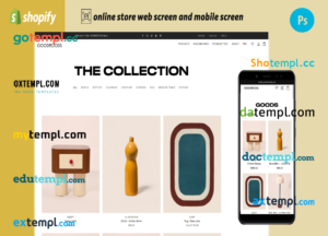 plantilla editable, artículos de decoración completamente listo tienda en línea Shopify alojado y productos subidos 30